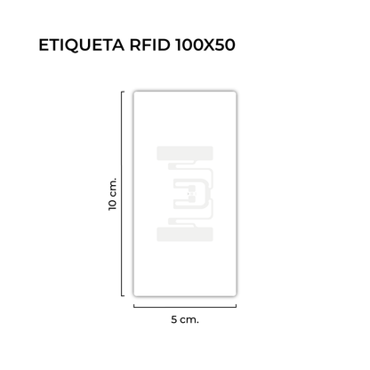 Rollo de Etiquetas RFID  100mmx50mm  (1.000 unds x rollo)