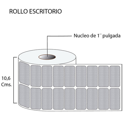 Rollo de Etiquetas VOID 51mmx25mm (4.000 unds x rollo)
