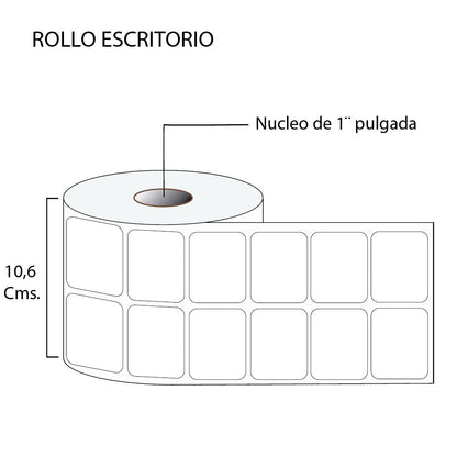 Rollo de Etiquetas 50mmx40mm (3.000 unds x rollo)